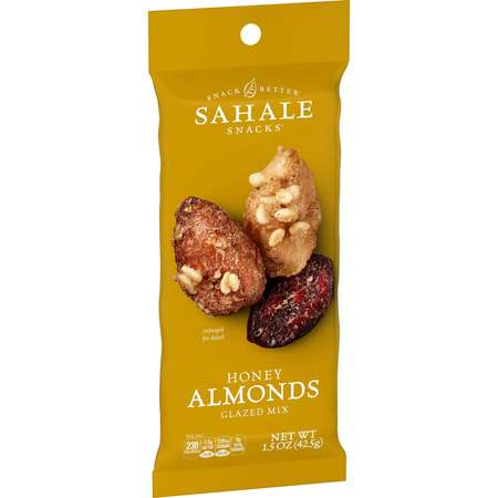 Sahale Snacks Sahale Glazed Honey Almonds Mix 1.5 oz., PK108 4899600010